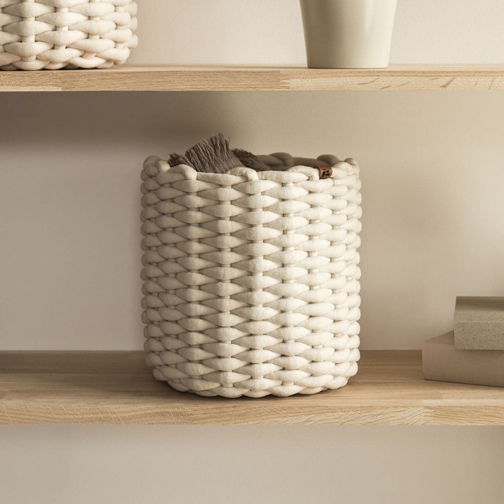 Runder Korb - Off-white