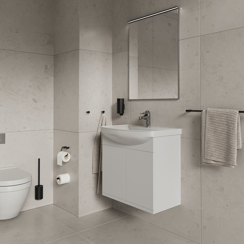 Ersatzrollenhalter Stay - Mattschwarz