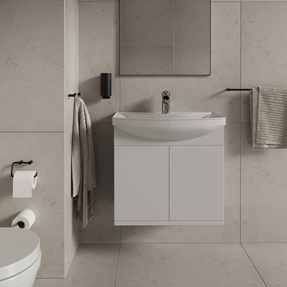 Toilettenpapierhalter Stay - Mattschwarz