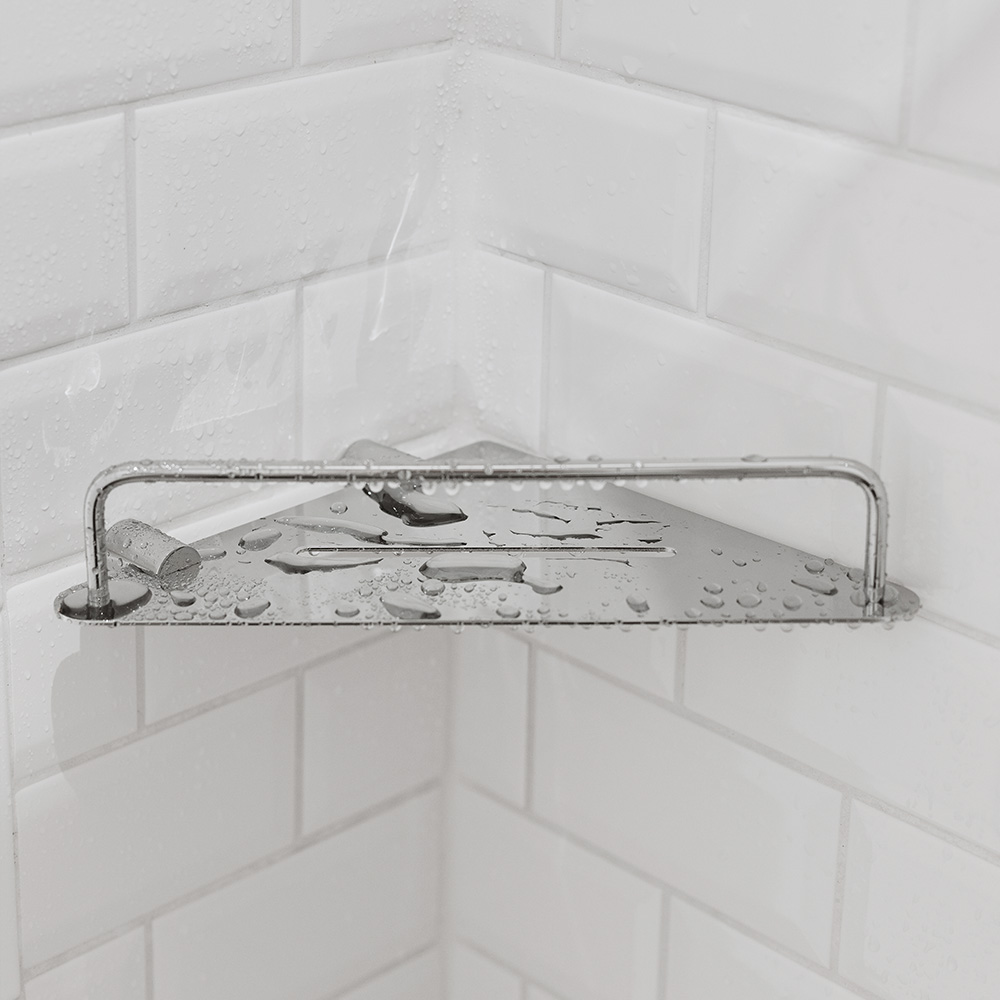 Eckregal Match - Chrom Poliertes