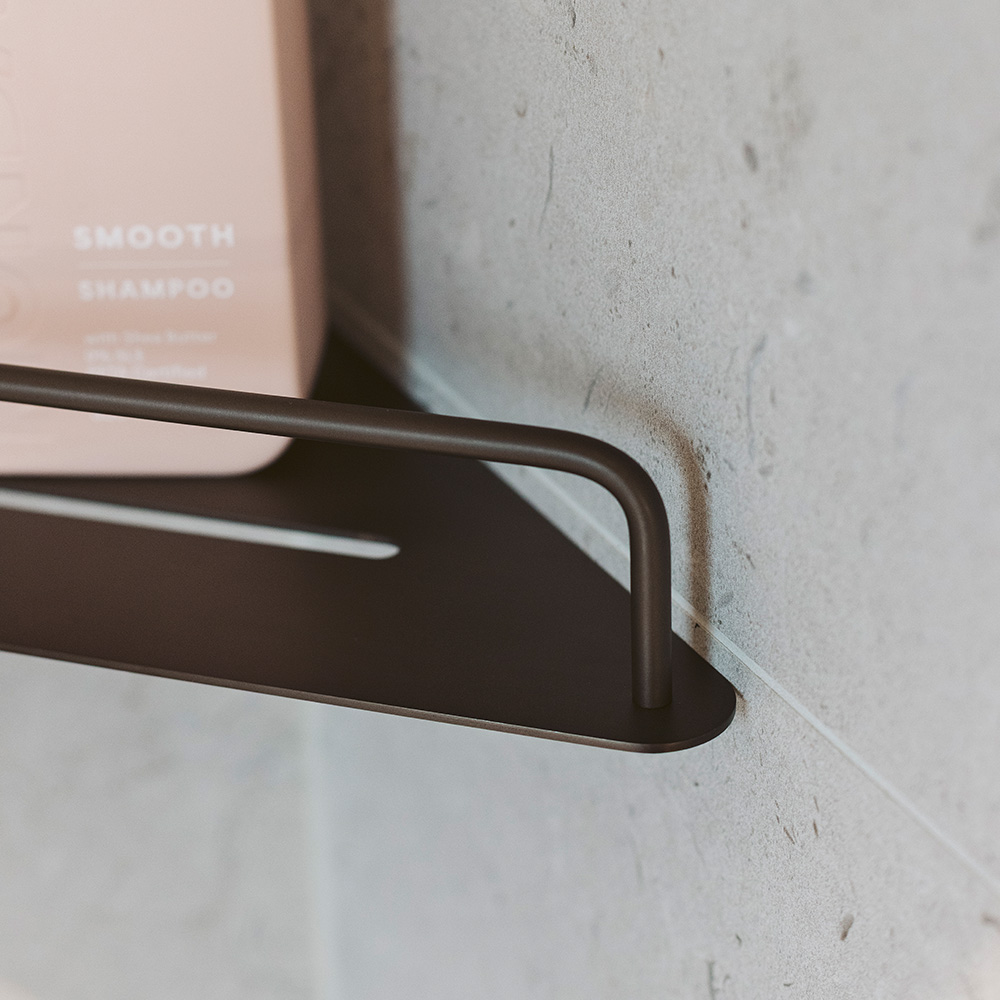 Eckregal Match - Brünierte Messing