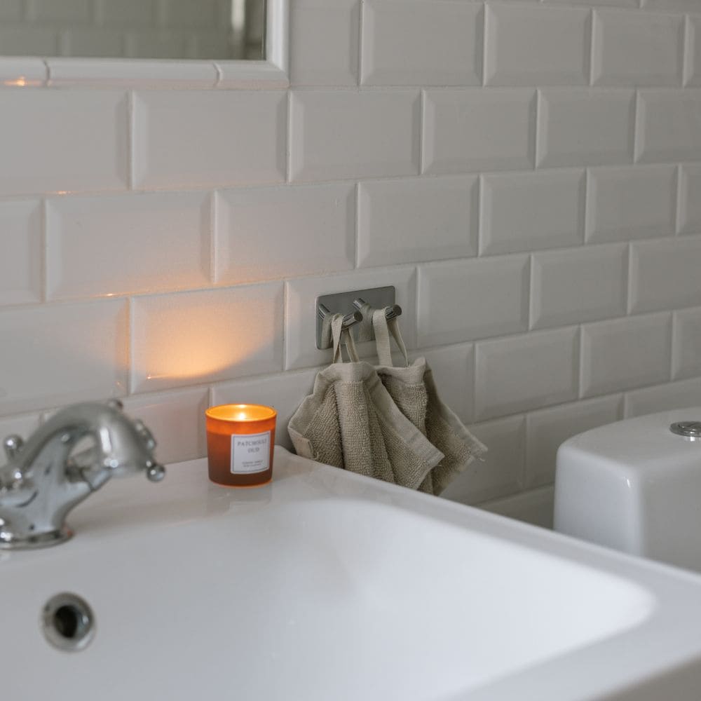 Klebehaken Base 200 2-Haken - Chrom