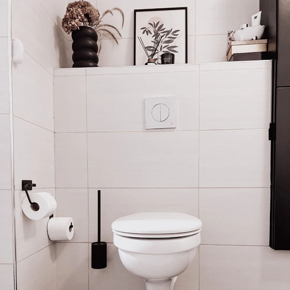 Badezimmer Set Base - Mattschwarz