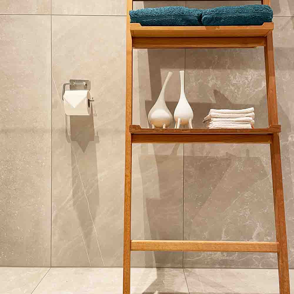 Base 200 Toilettenpapierhalter - Gebürsteter Edelstahl