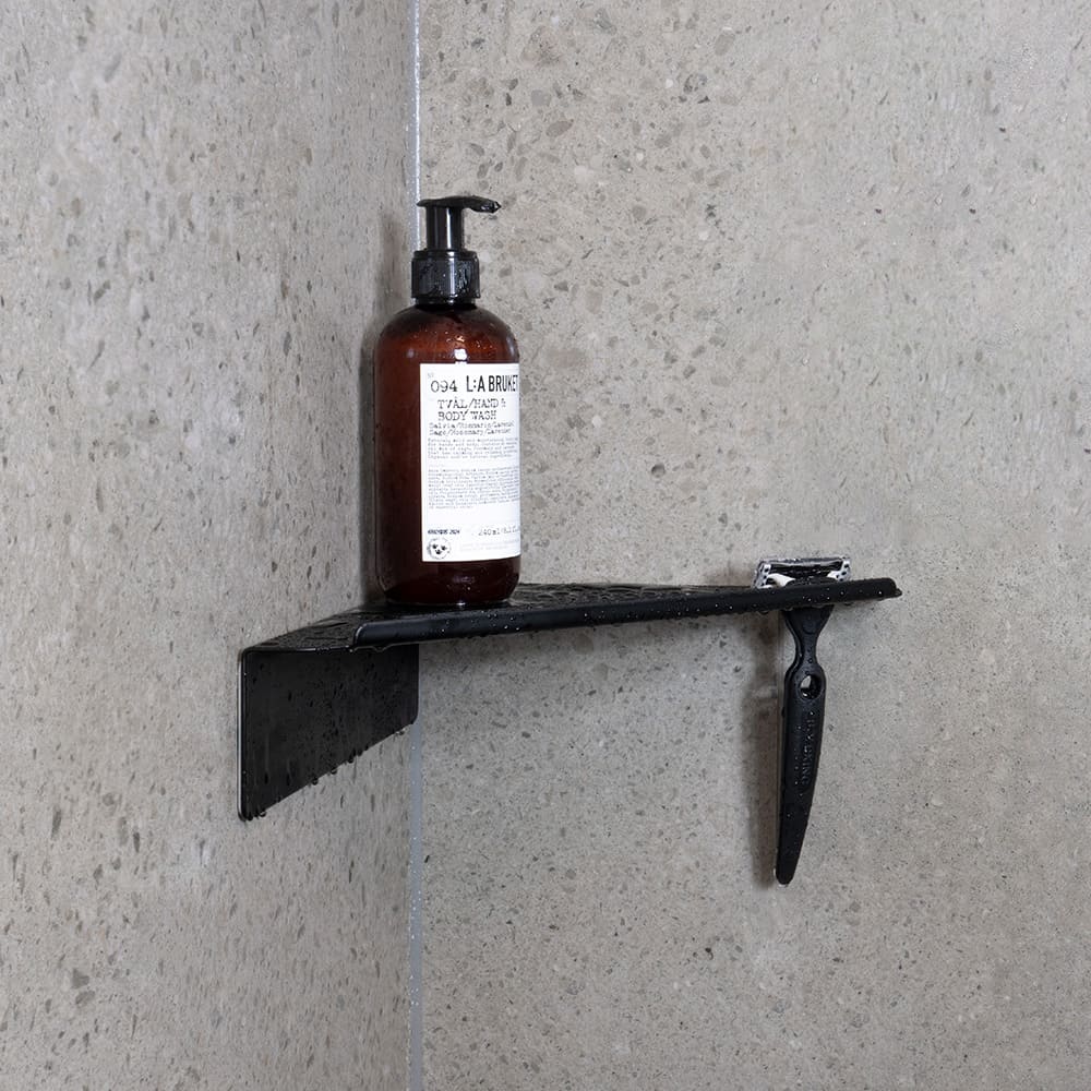 Rasiererhalter Ecken Base - Mattschwarz