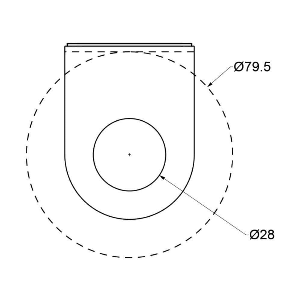 Base Seifenspender Halter & Seife Dusch - Chrom