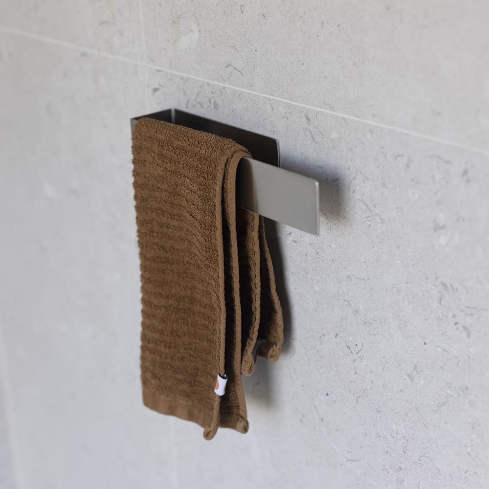 Handtuchhalter Base - Gebürsteter Edelstahl