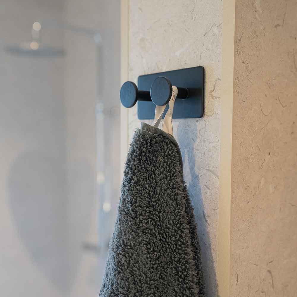Klebehaken Base 210 2-Haken - Mattschwarz