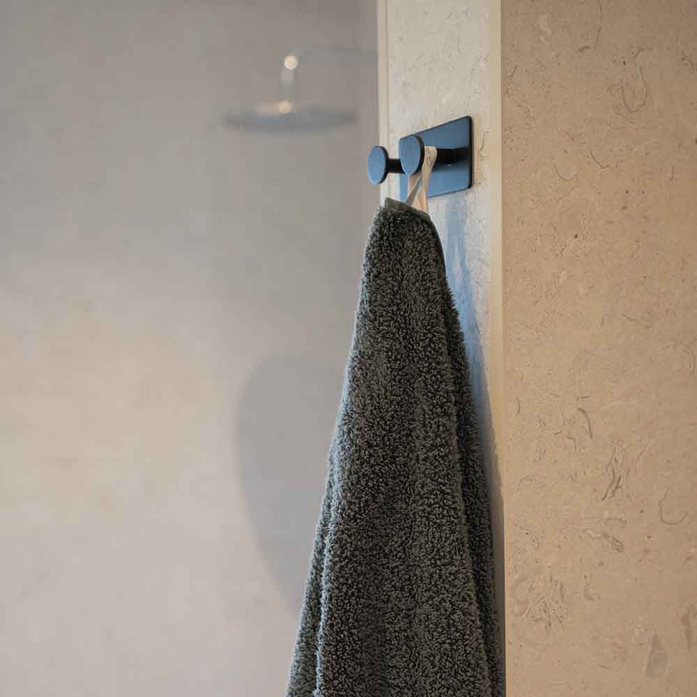 Klebehaken Base 210 2-Haken - Mattschwarz