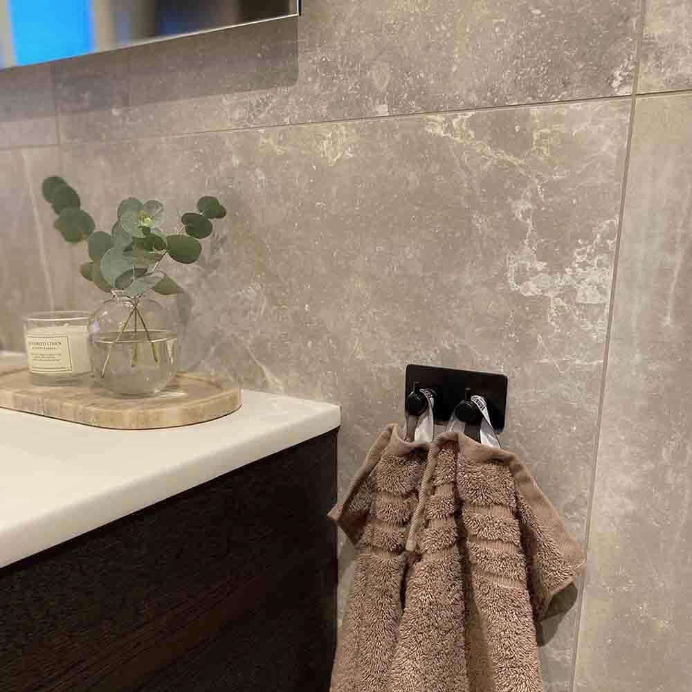 Badezimmer Set Base 220 - Mattschwarz