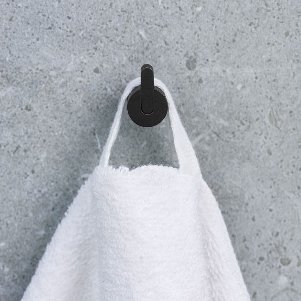 Einzelhaken Flow - Mattschwarz