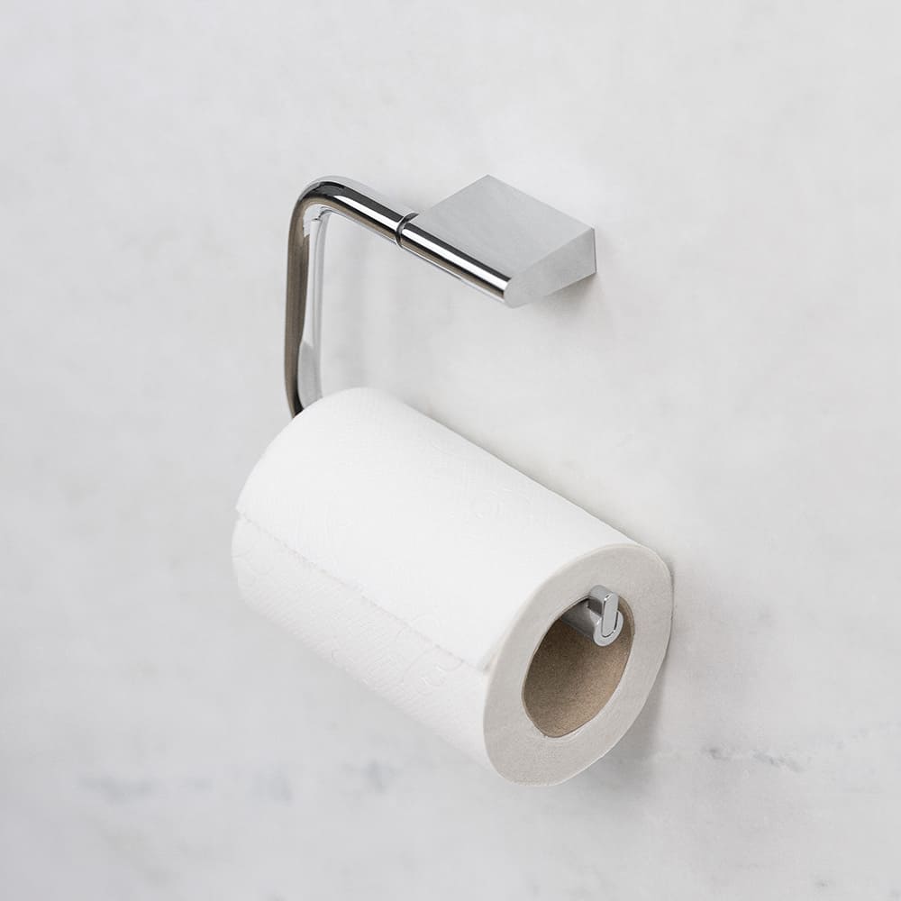 Toilettenpapierhalter Flow - Chrom Poliertes