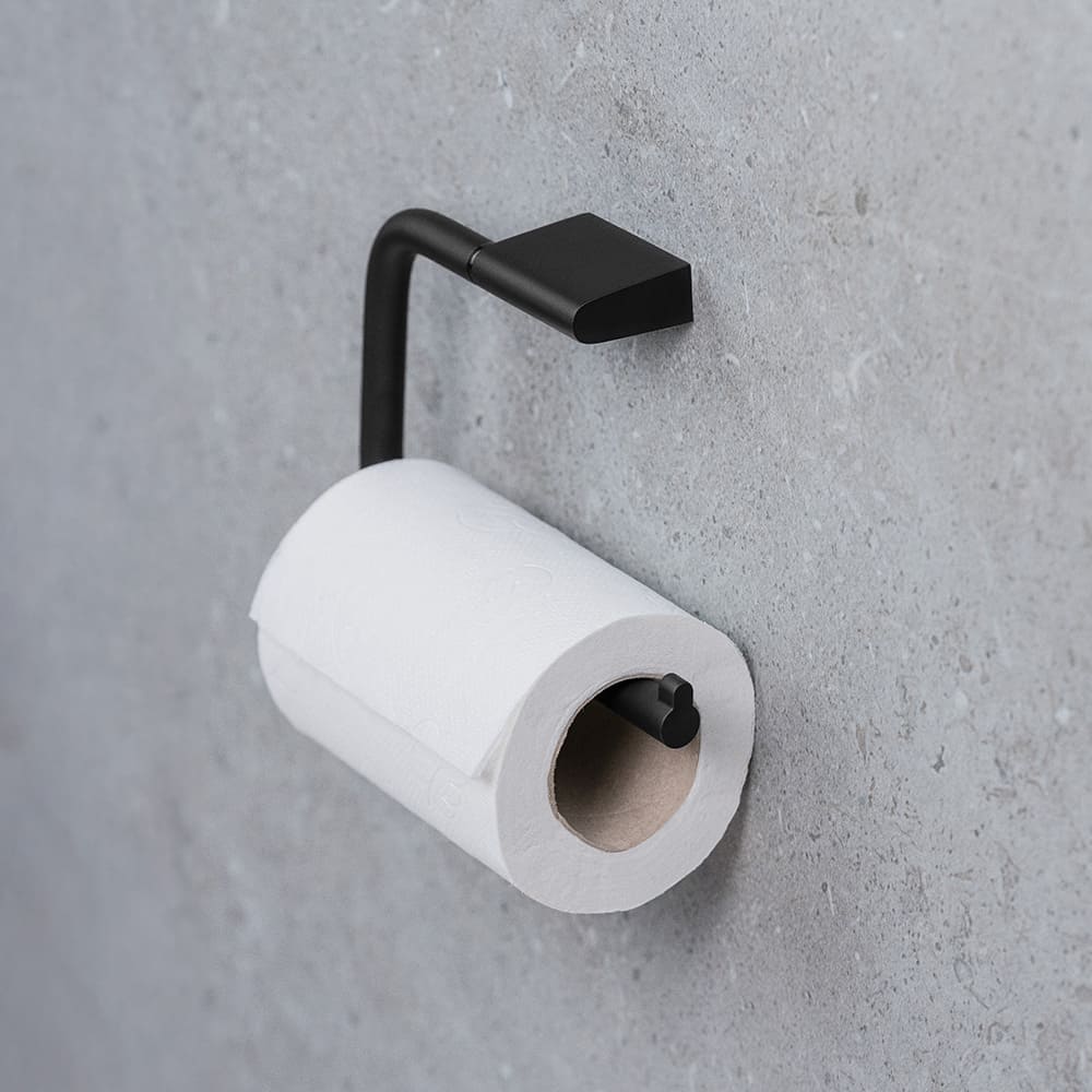 Toilettenpapierhalter Flow - Mattschwarz