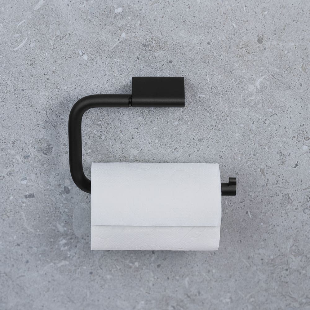 Toilettenpapierhalter Flow - Mattschwarz