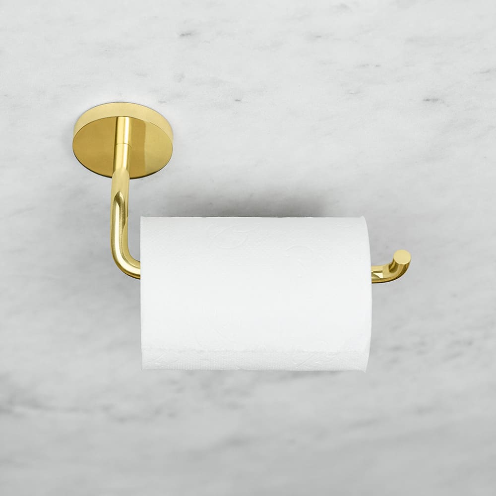 Toilettenpapierhalter Calm - Poliertes Messing