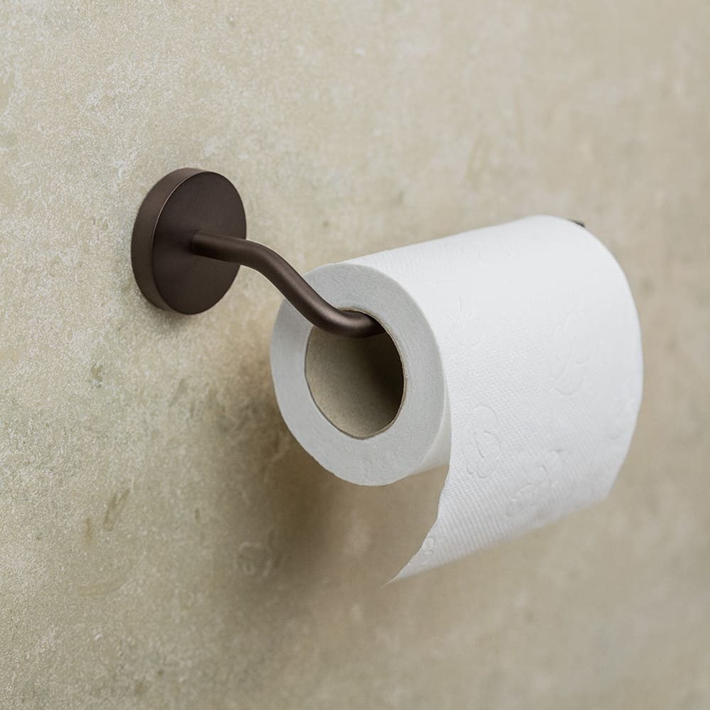 Toilettenpapierhalter Calm - Brünierte Messing