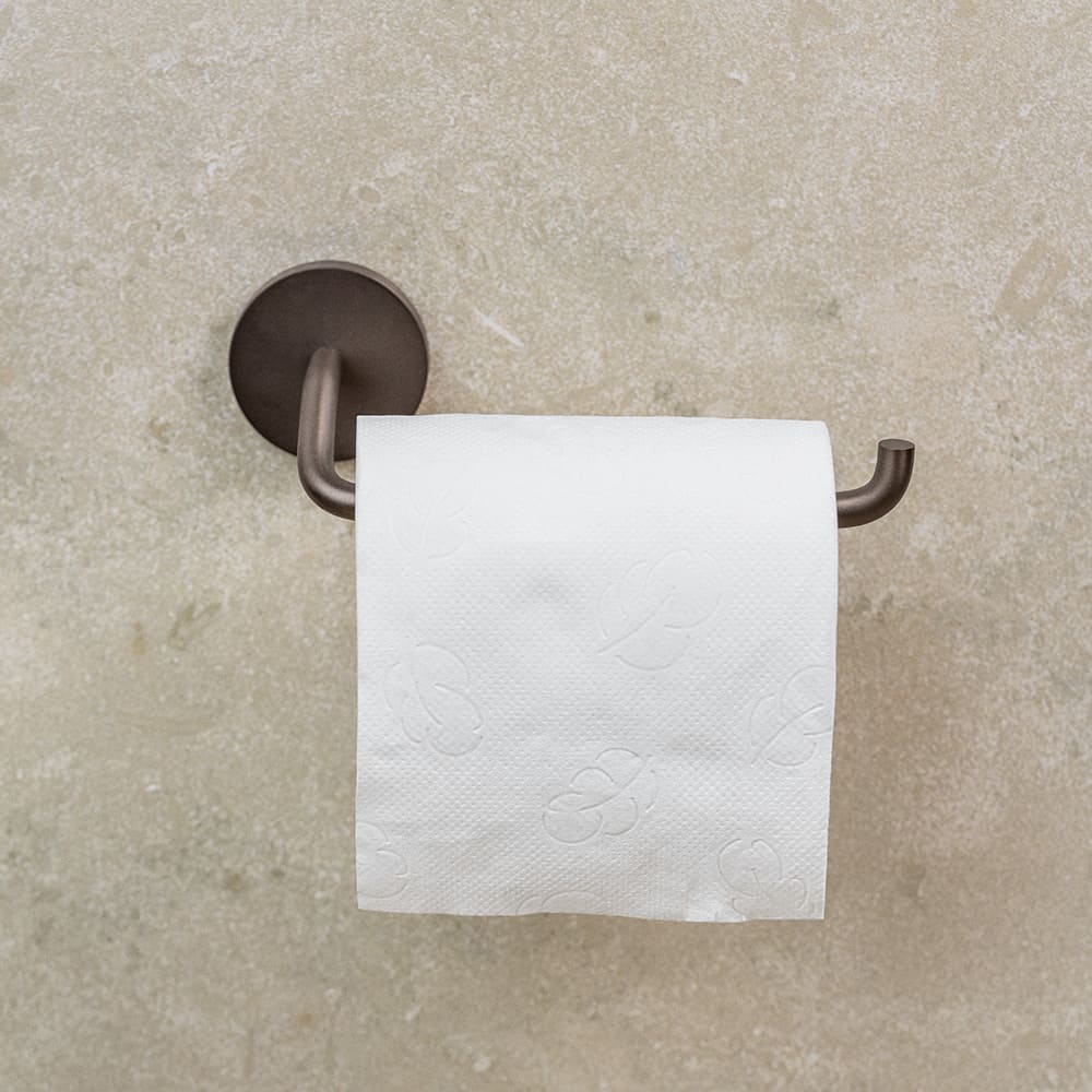 Toilettenpapierhalter Calm - Brünierte Messing