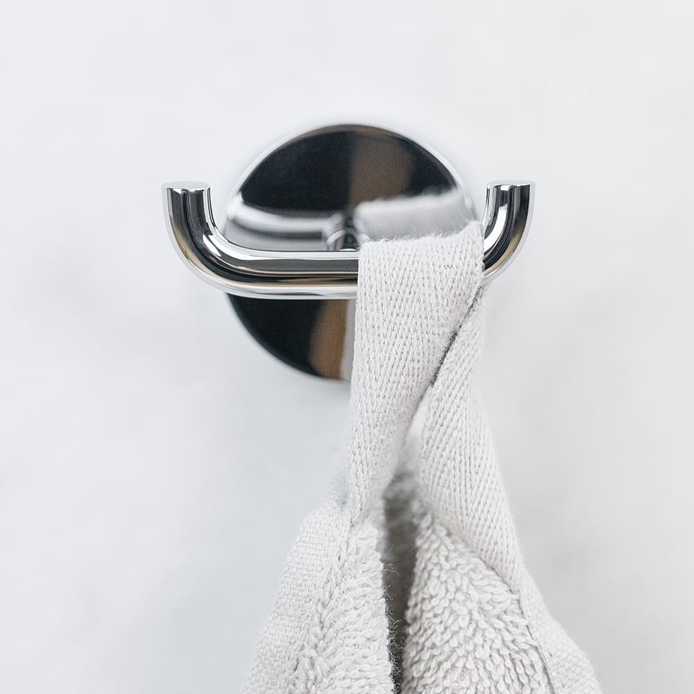 Doppelhaken Calm - Chrom Poliertes