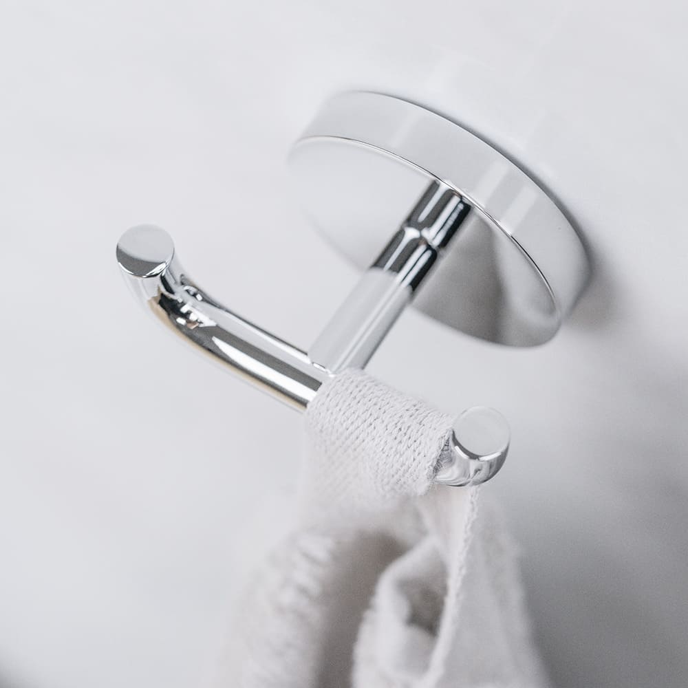 Doppelhaken Calm - Chrom Poliertes