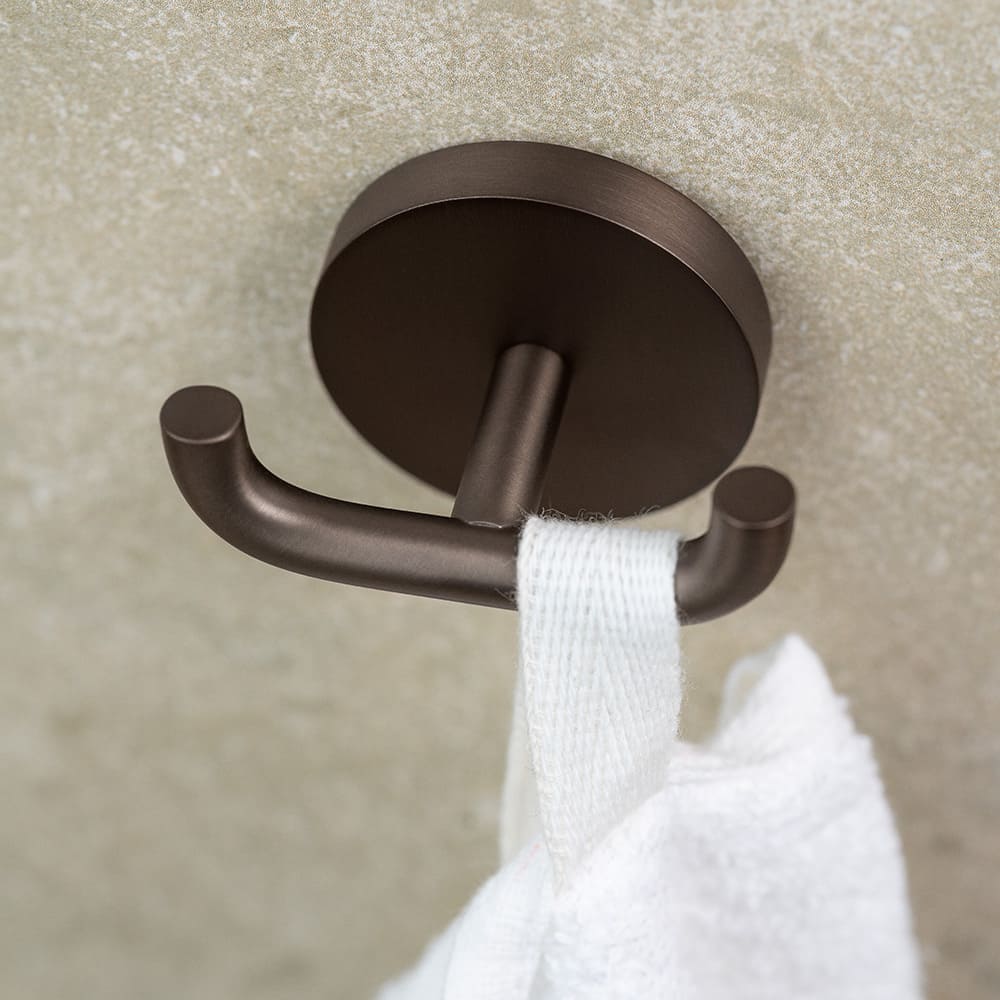 Doppelhaken Calm - Brünierte Messing