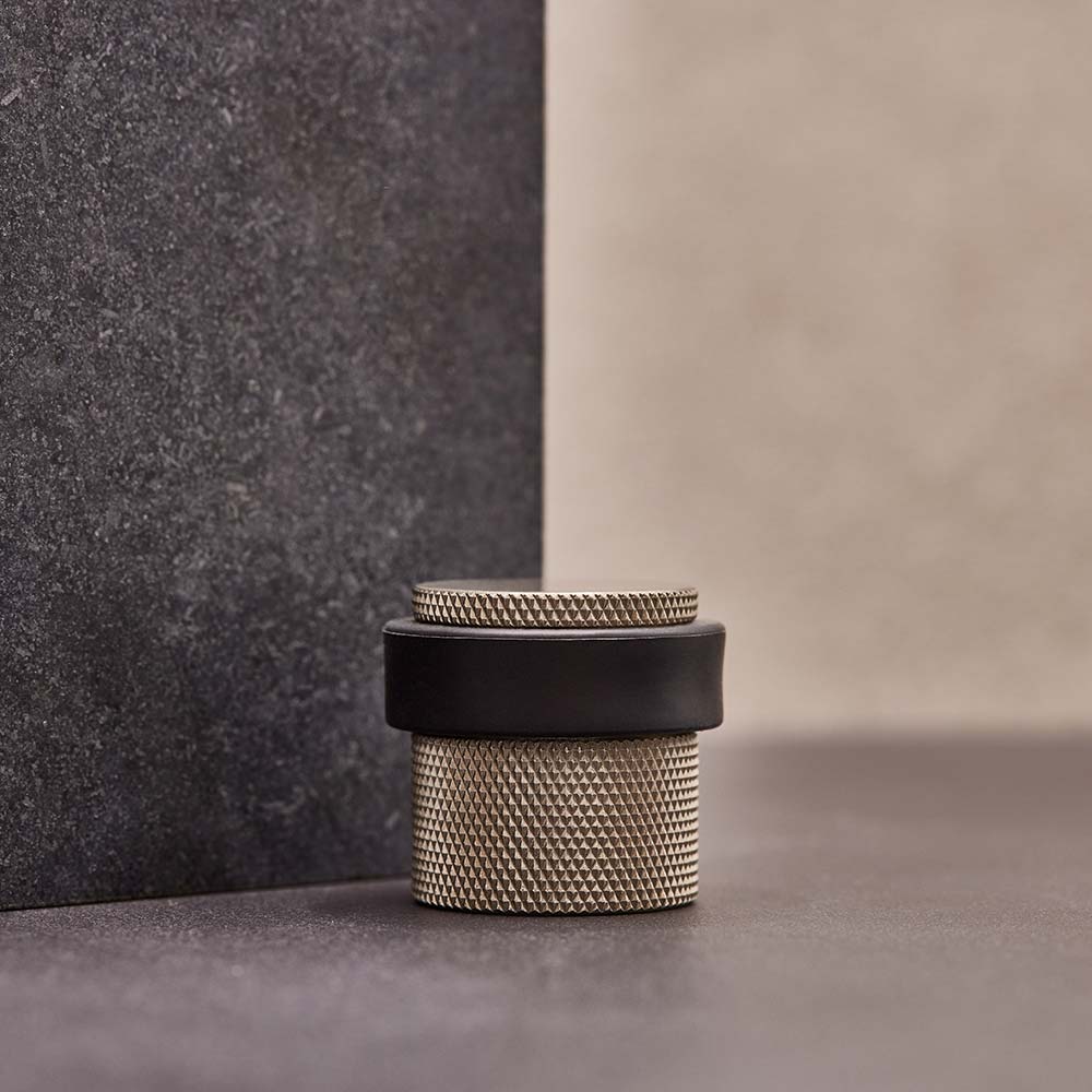 Türstopper Helix - Edelstahl-Optik