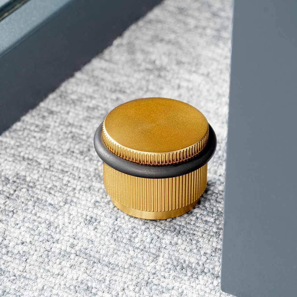 Türstopper Arpa Golv - Gebürstetes Messing