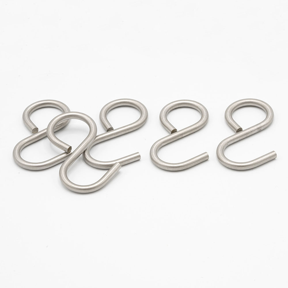 Haken Aveny - 5er-Set - Gebürsteter Edelstahl