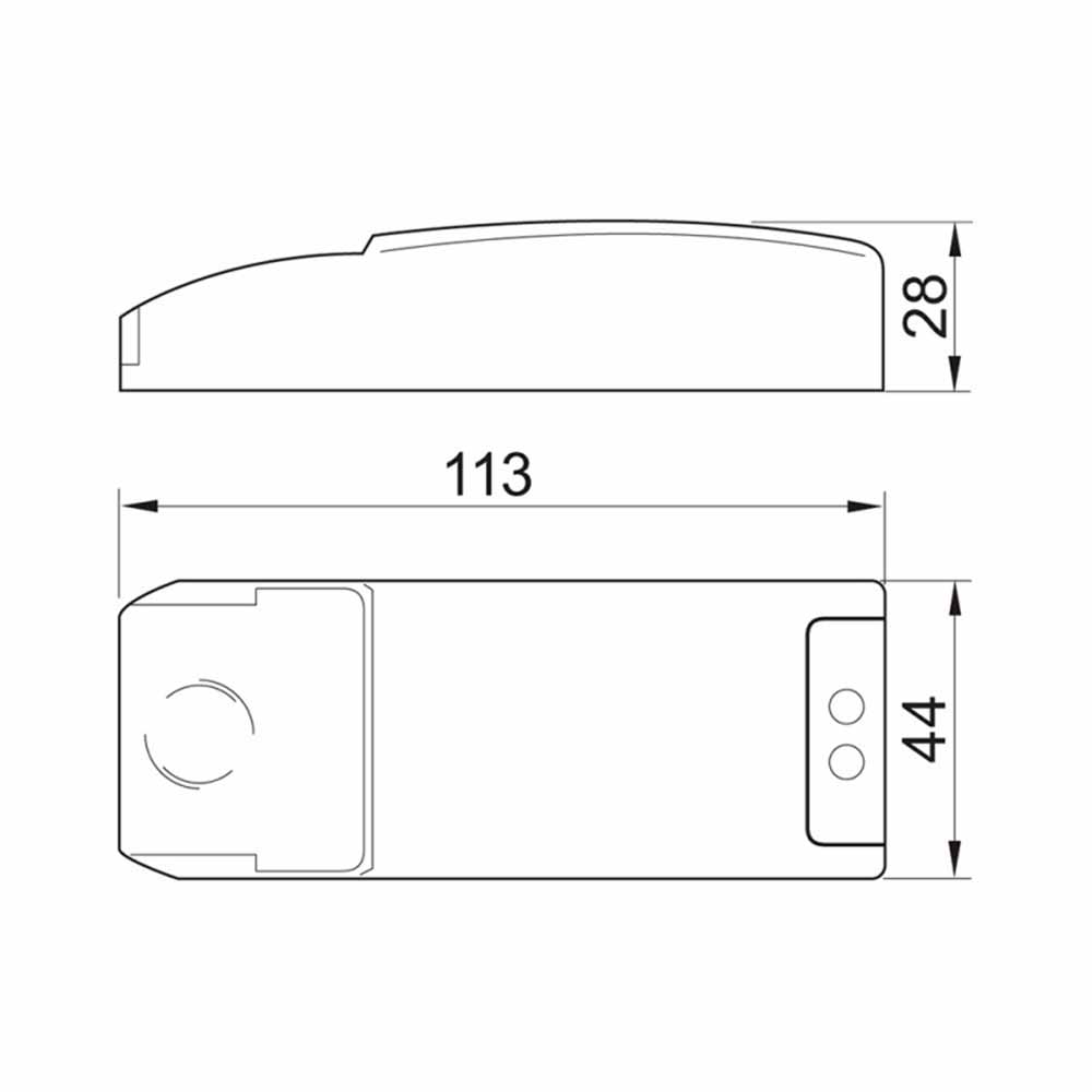 Trafo Triac - 500mA / 18W - Dimbar