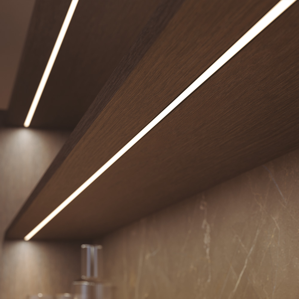 LED-Profil Magy Plus UHEP CSP 24V - Grau