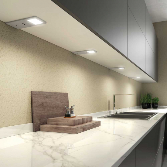 LED-Spot Polar SE - Edelstahl-Optik