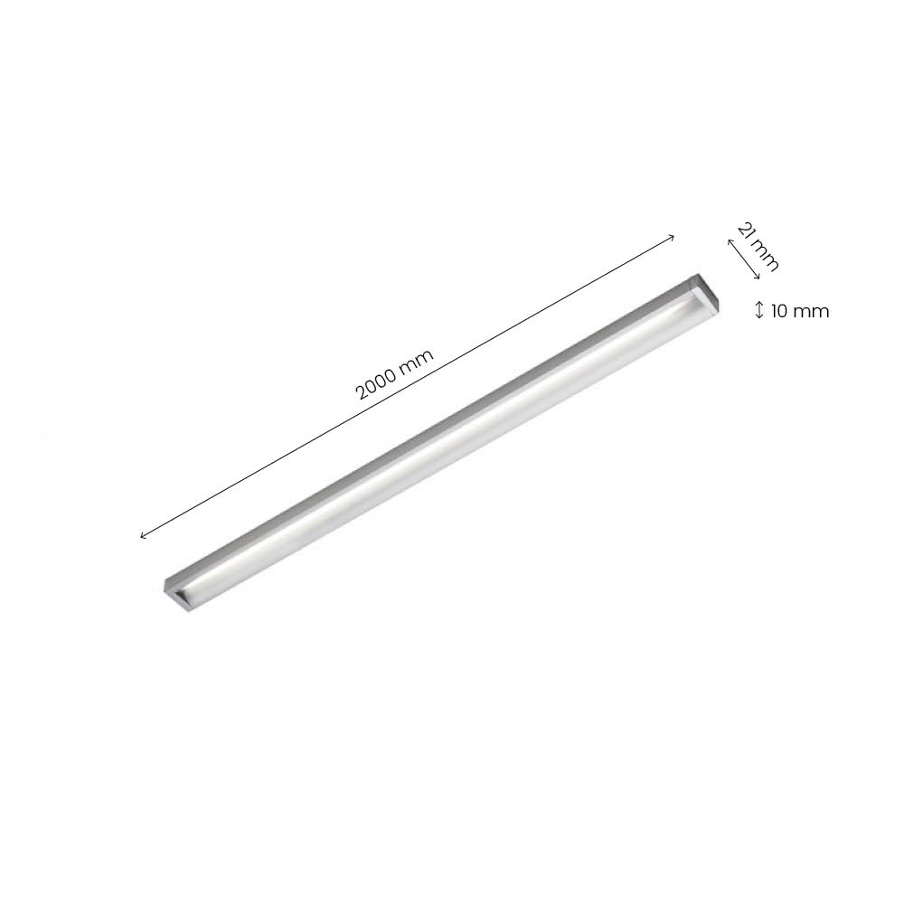 LED-Profil Blade - 2000mm - Aluminium
