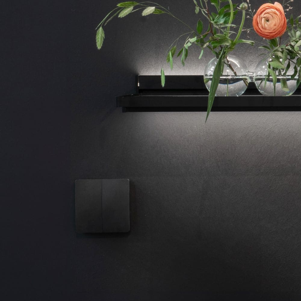 Kabelloser Dimmer Kiny - Doppel - Schwarz