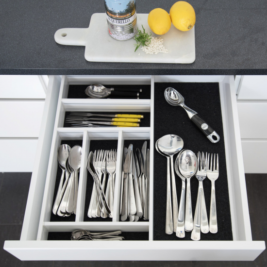 Besteckkasten Flex Basic - Weiß