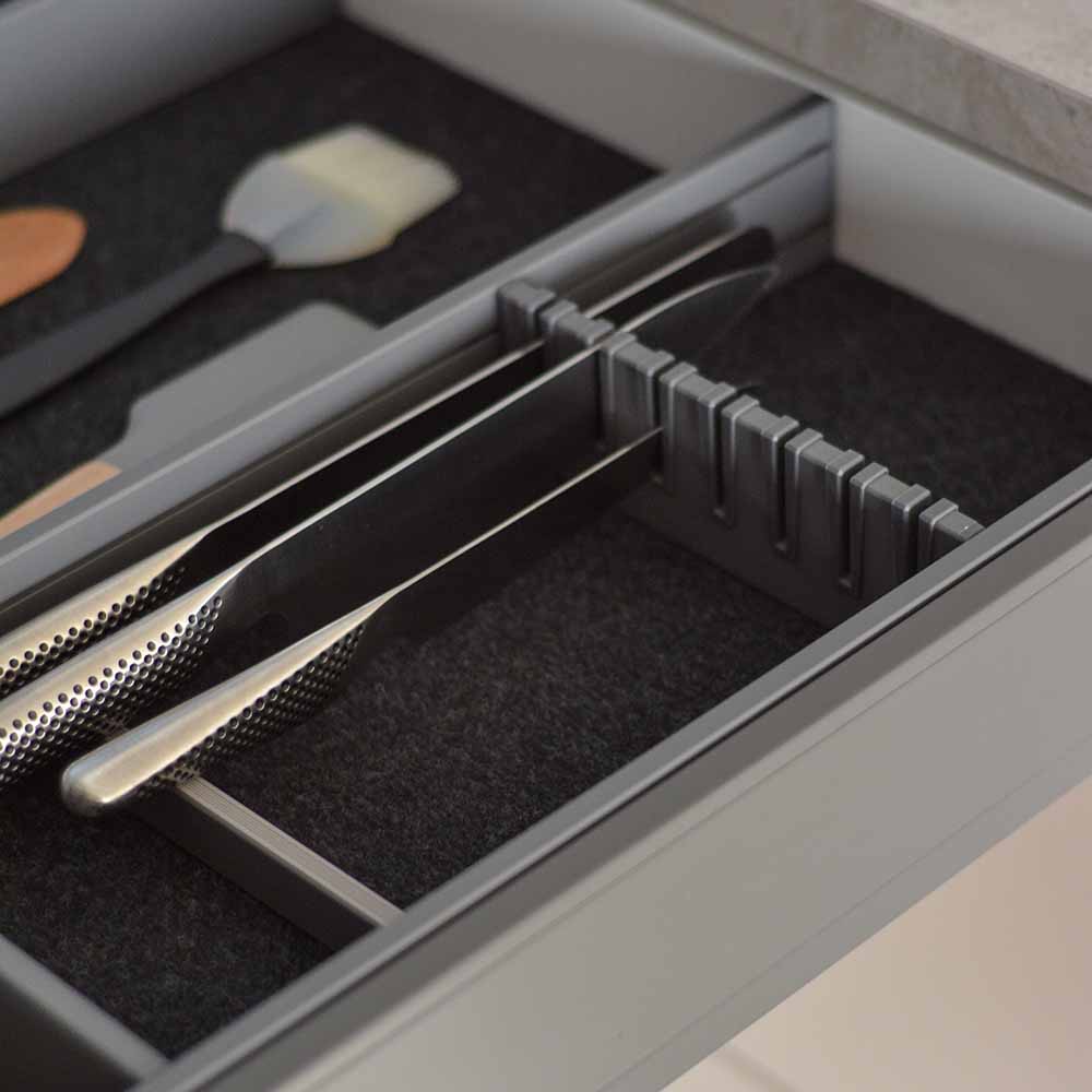 Messereinsatz Flex Basic - Dunkelgrau