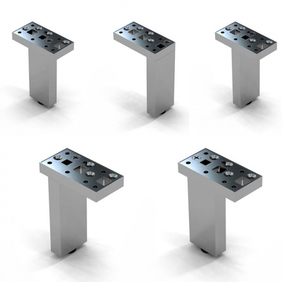 Stützbein 205 - Chrom