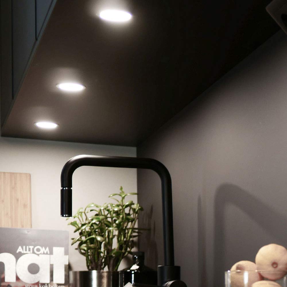 LED-Spot Stella Flat - 24 - Edelstahl-Optik