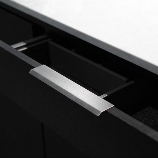 Möbelgriff Curve - Edelstahl-Optik