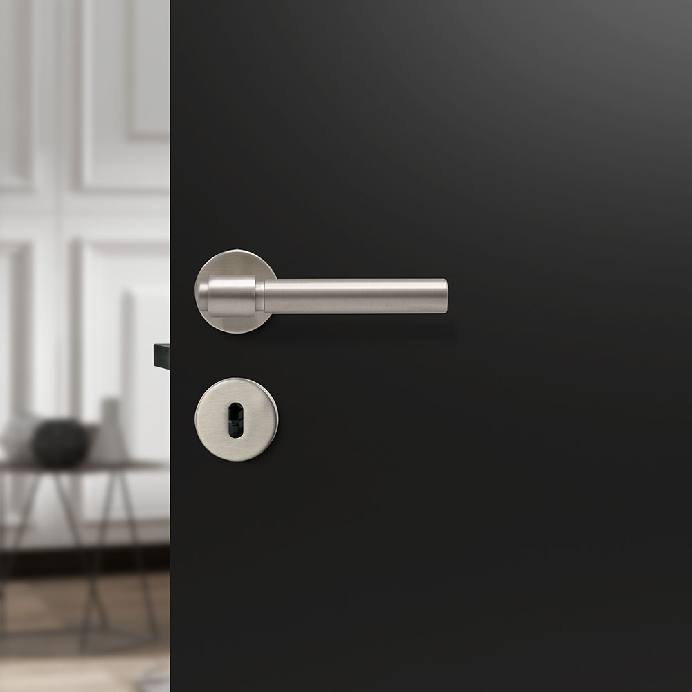 Türgriff Helix 200 Plain - Edelstahl-Optik