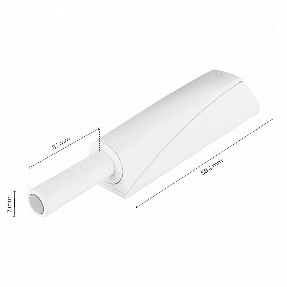 Push-to-open-Öffner K-Push - Komplett - Dämpare