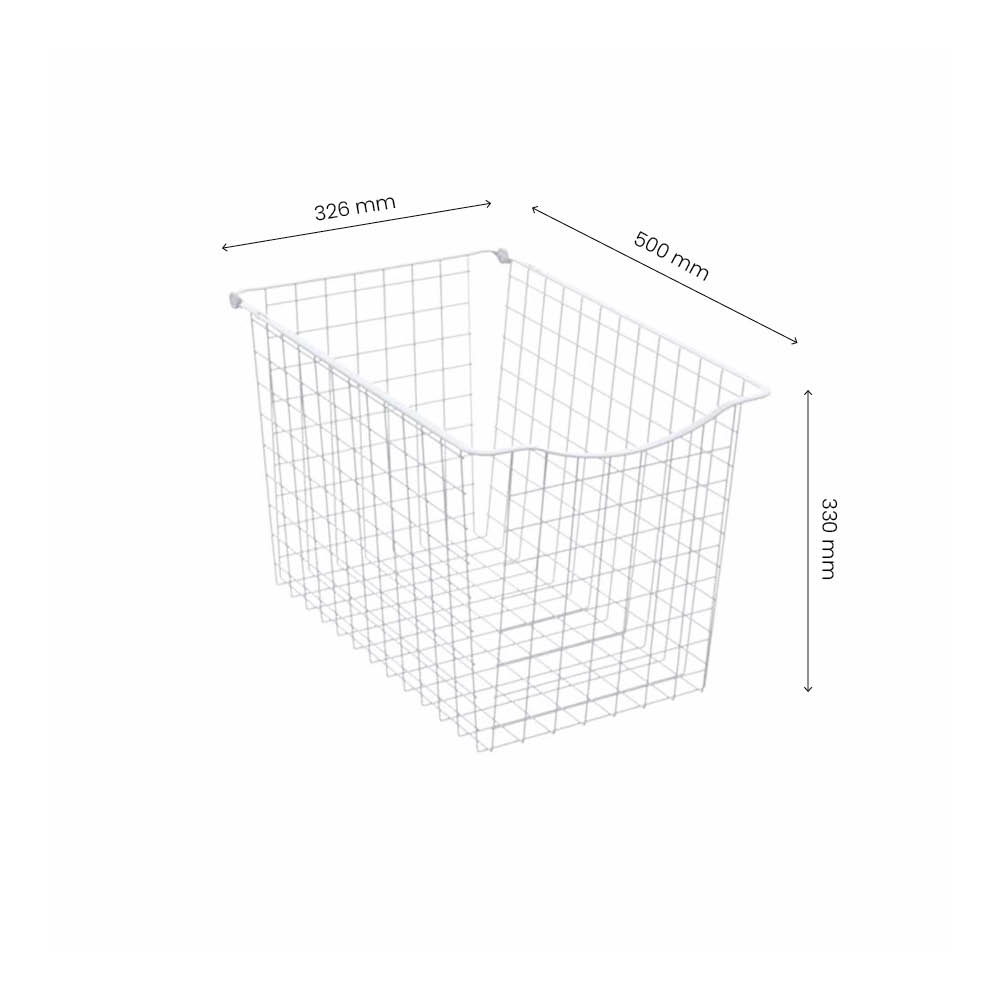 Drahtkorb 330 - Weiß