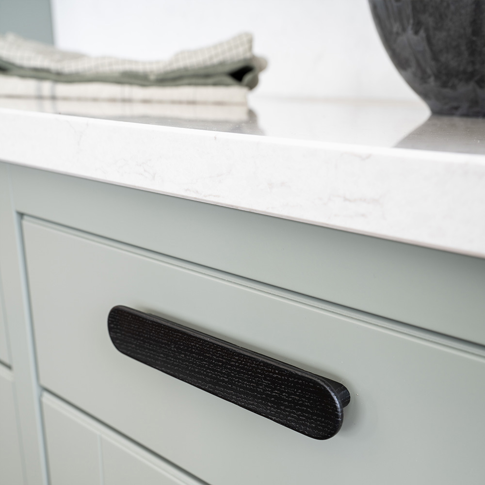 Möbelgriff Tuba - Schwarz Trä