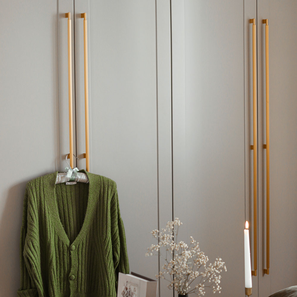 Möbelgriff Arpa - Gebürstetes Messing