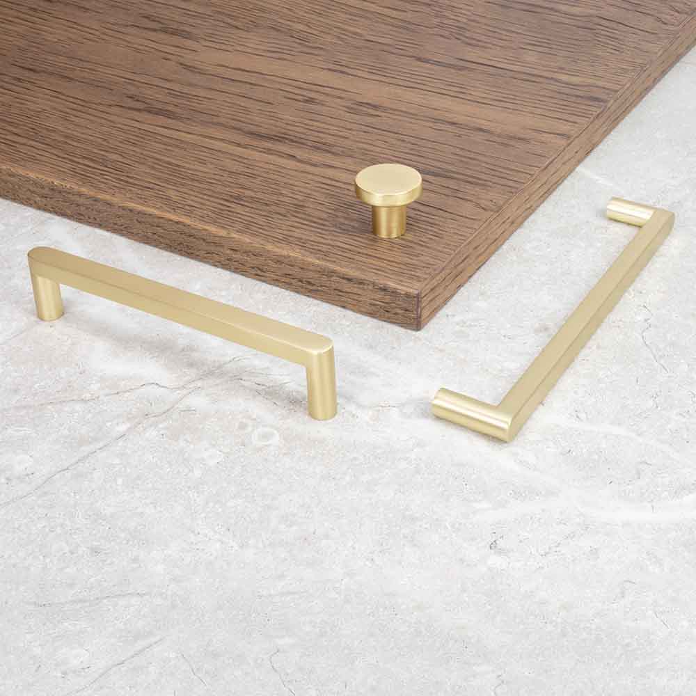 Möbelgriff Inez - Gebürstetes Messing