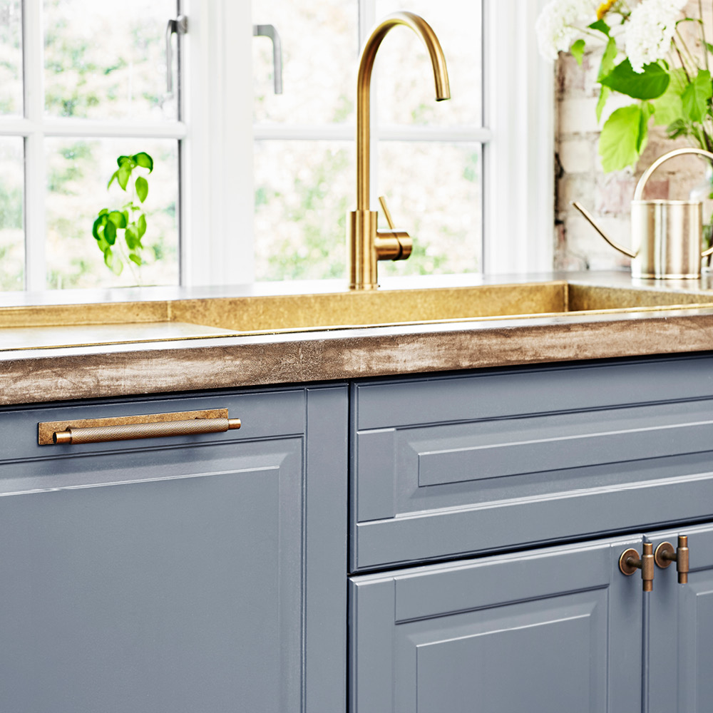 Möbelgriff Manor/Bricka - Antik-Messing