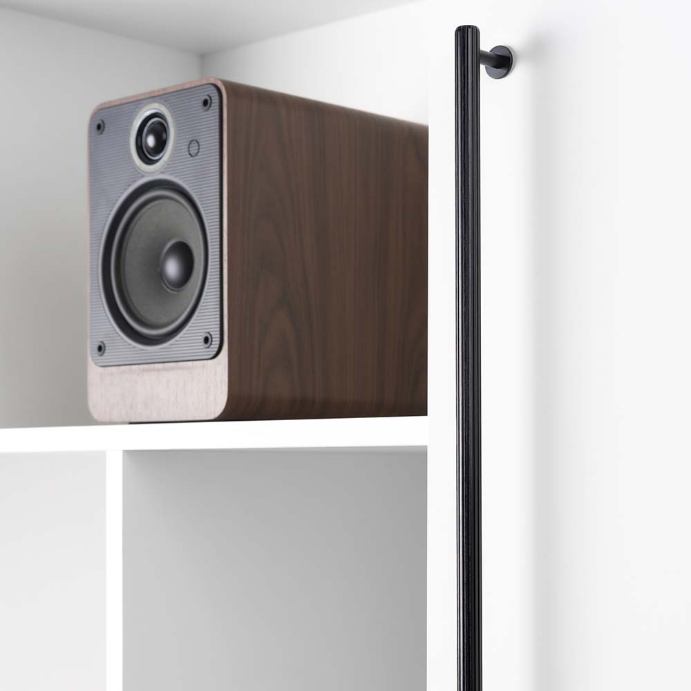 Möbelgriff Rille - Gebürstetes Schwarz