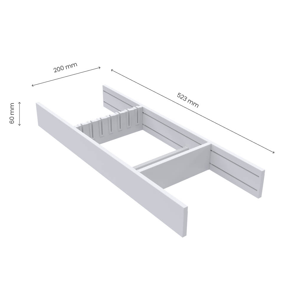 Messereinsatz Flex Basic - Weiß