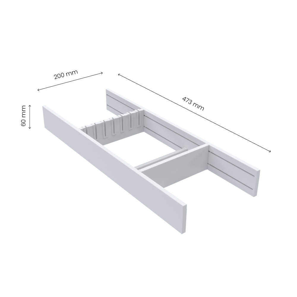 Messereinsatz Flex Basic - Weiß