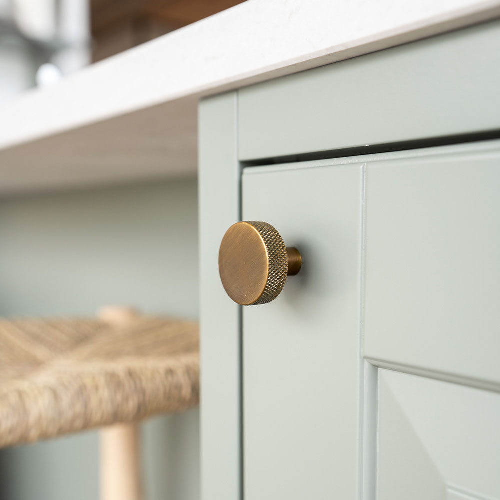 Möbelknopf Flat - Antik-Bronze