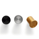 Haken Round - Gebürstetes Schwarz