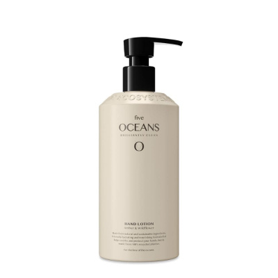 Hand Lotion Five Oceans - Amber & Wildflower 500ml in der Gruppe Badaccessoires / Alle Badaccessoires anzeigen / Seifenspender Halter & Seife bei Beslag Online (10037-BO)